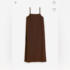 Small brown sparkly H&M dress.